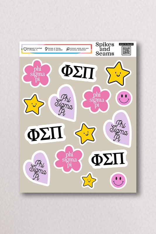 Sticker Sheet #16 - Phi Sigma Pi