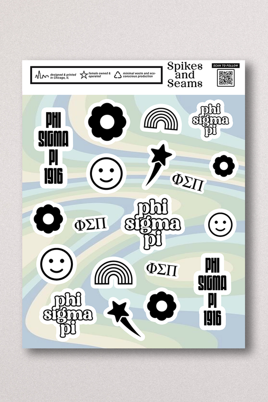 Sticker Sheet #13 - Phi Sigma Pi