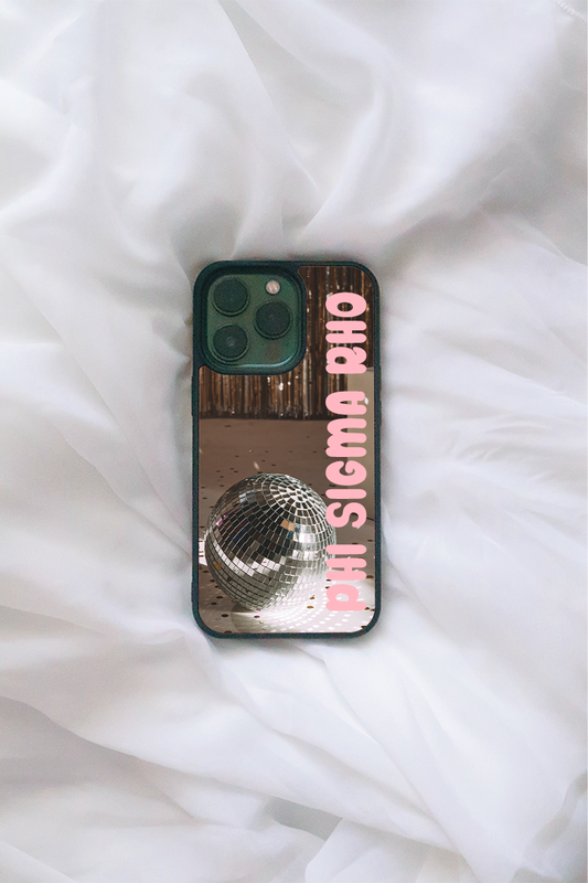 Pink Disco iPhone case - Phi Sigma Rho