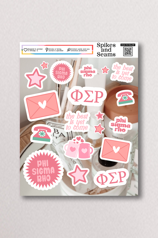Sticker Sheet #17 - Phi Sigma Rho