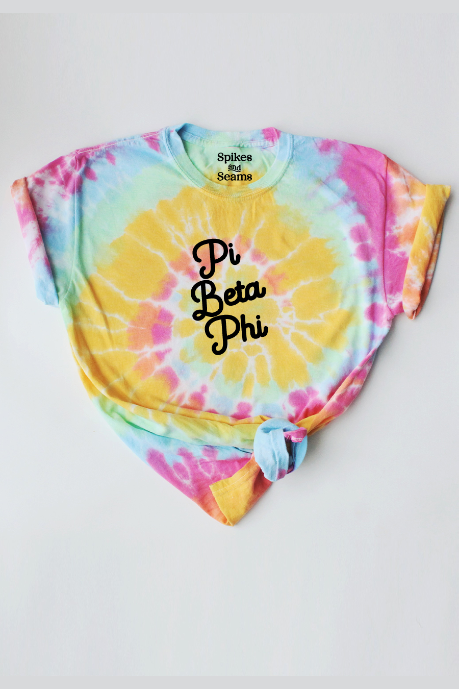 Tie Dye script tee - Pi Beta Phi
