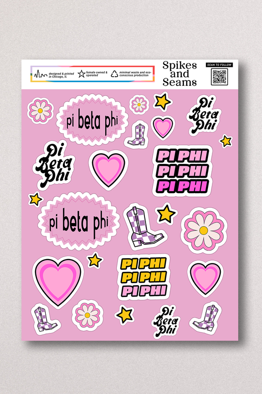 Sticker Sheet #12 - Pi Beta Phi