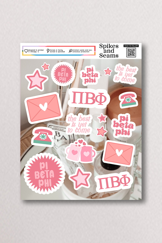 Sticker Sheet #17 - Pi Beta Phi