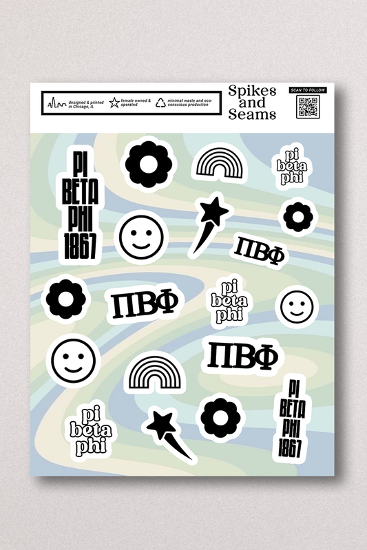 Sticker Sheet #13 - Pi Beta Phi