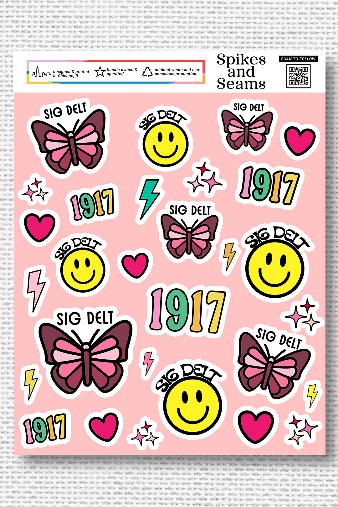 Sticker sheet #10 - Sigma Delta Tau