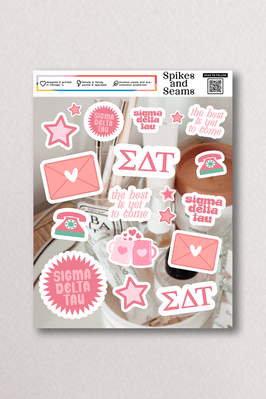 Sticker Sheet #17 - Sigma Delta Tau