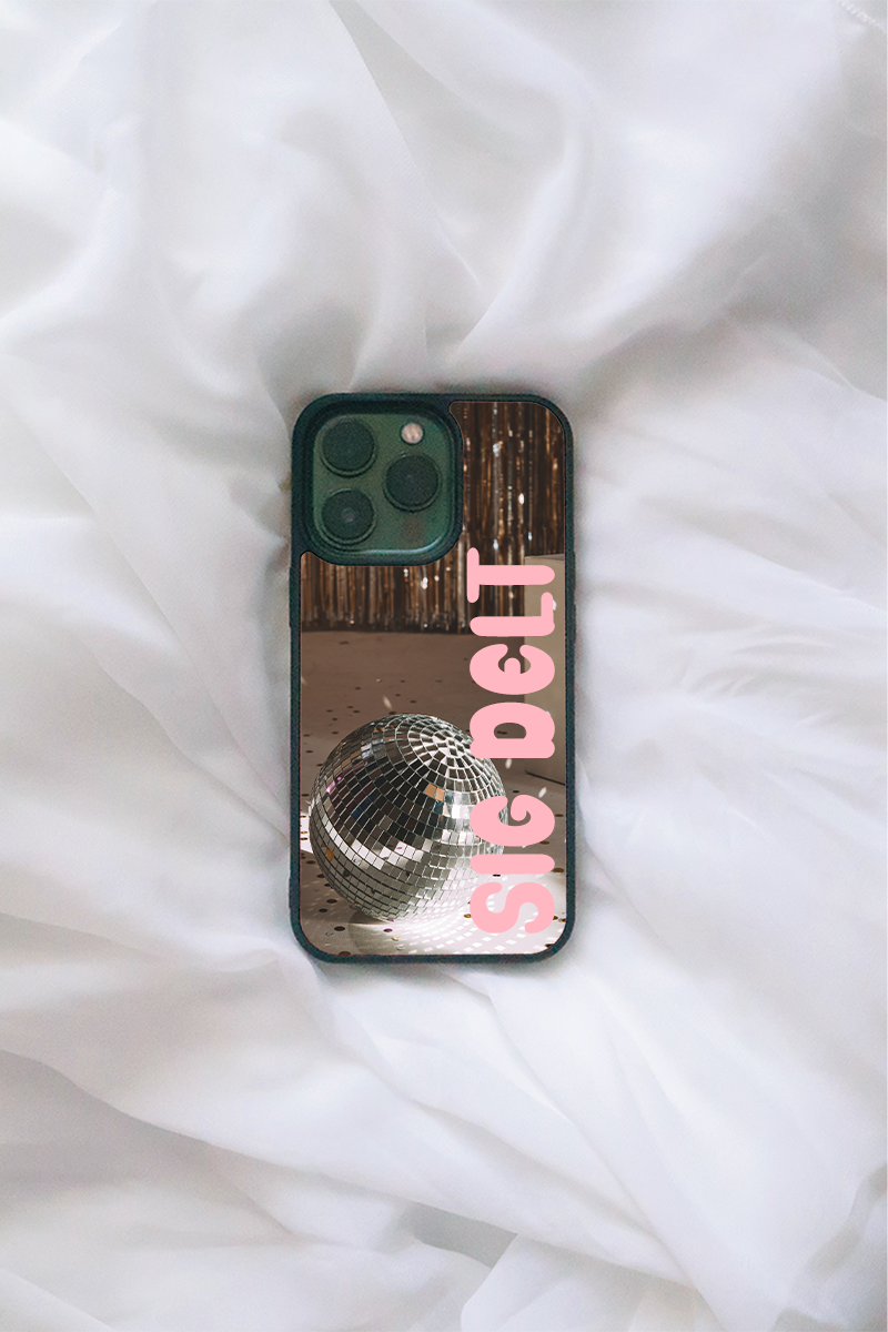 Pink Disco iPhone case - Sig Delt