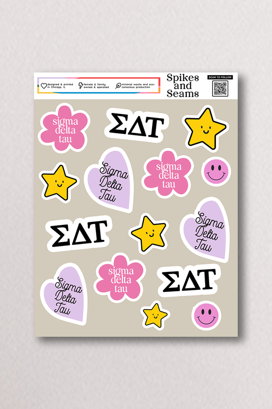 Sticker Sheet #16 - Sigma Delta Tau