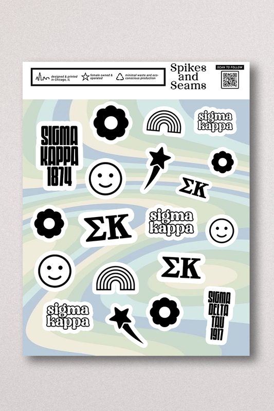 Sticker Sheet #13 - Sigma Kappa