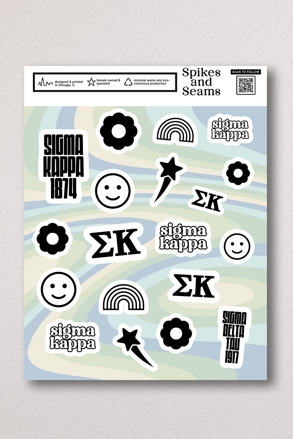 Sticker Sheet #13 - Sigma Kappa