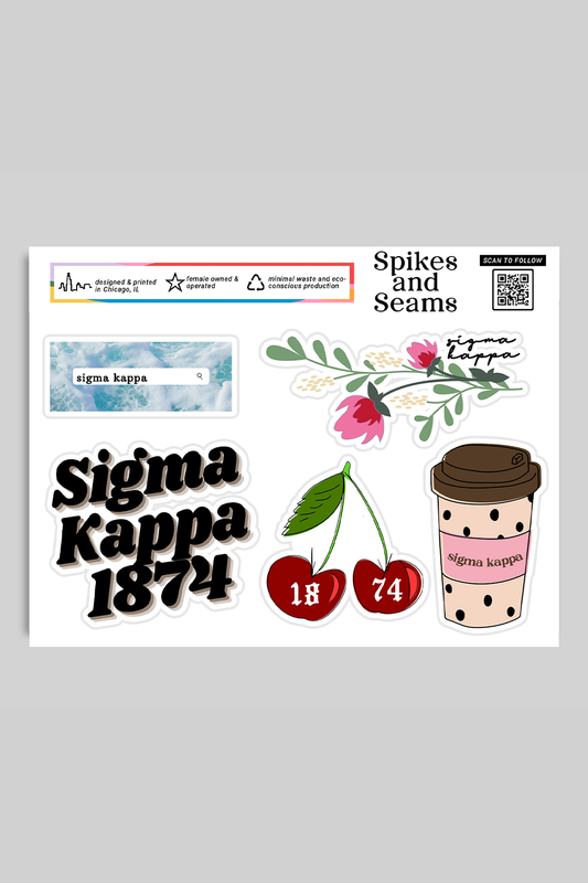 Sticker Sheet #4 - Sigma Kappa