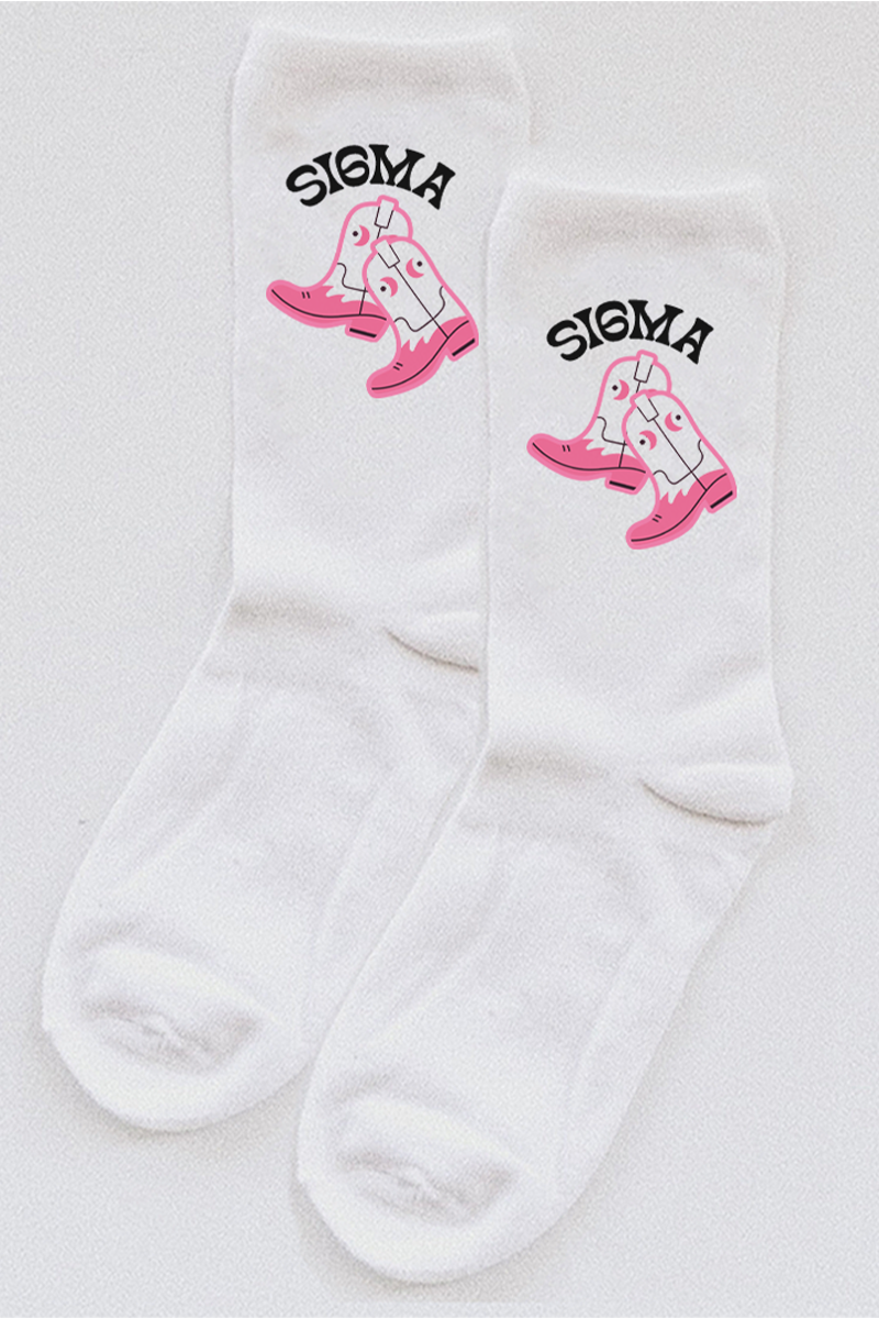 Cowboy Boots socks - Sigma – Spikes and Seams Greek