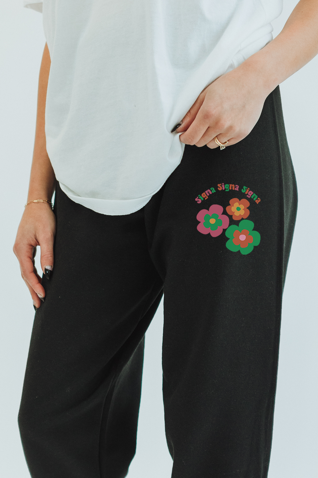 Black Groovy sweatpants - Tri Sigma