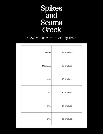 Black Groovy sweatpants - Sigma Kappa
