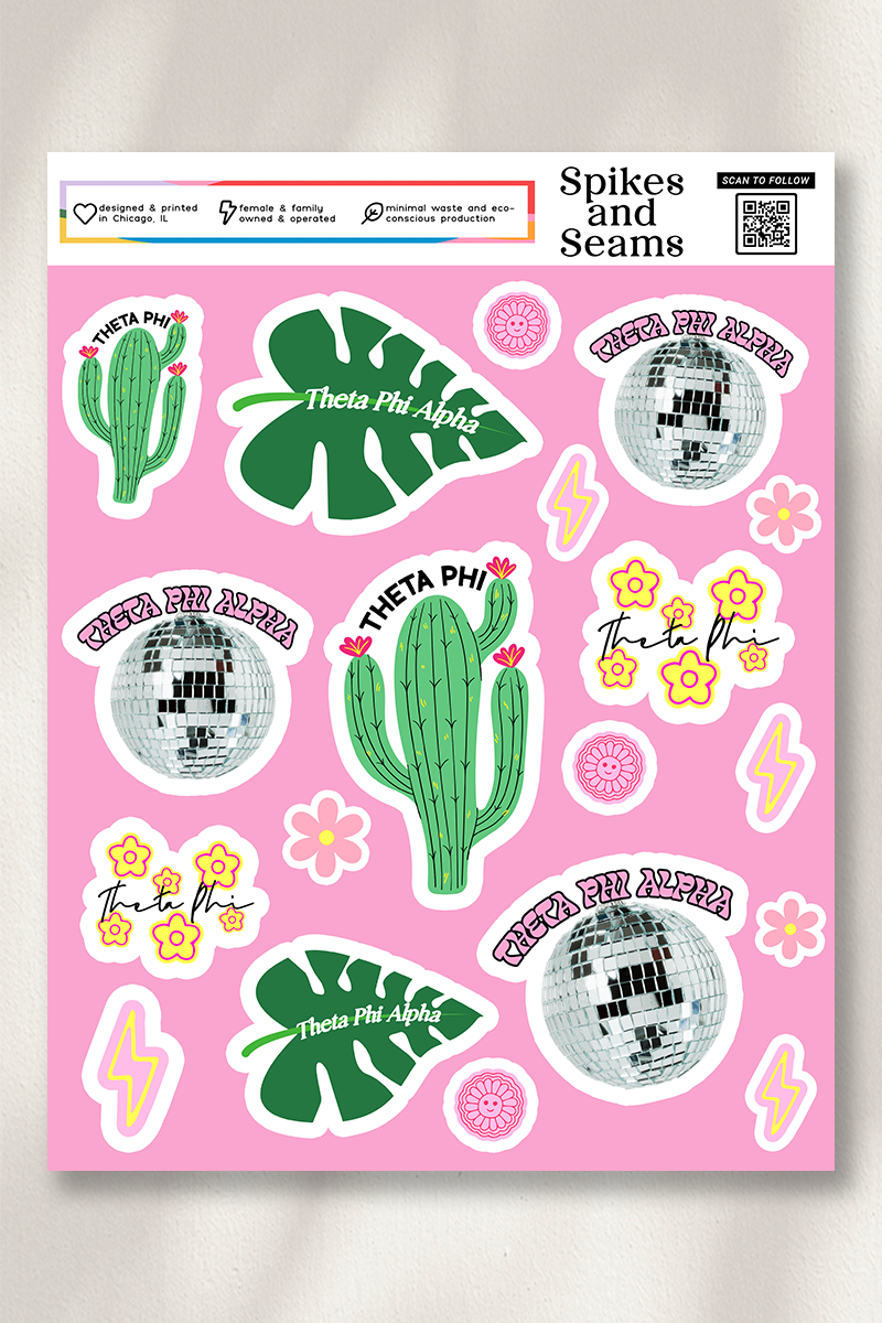 Sticker Sheet #15 - Theta Phi Alpha