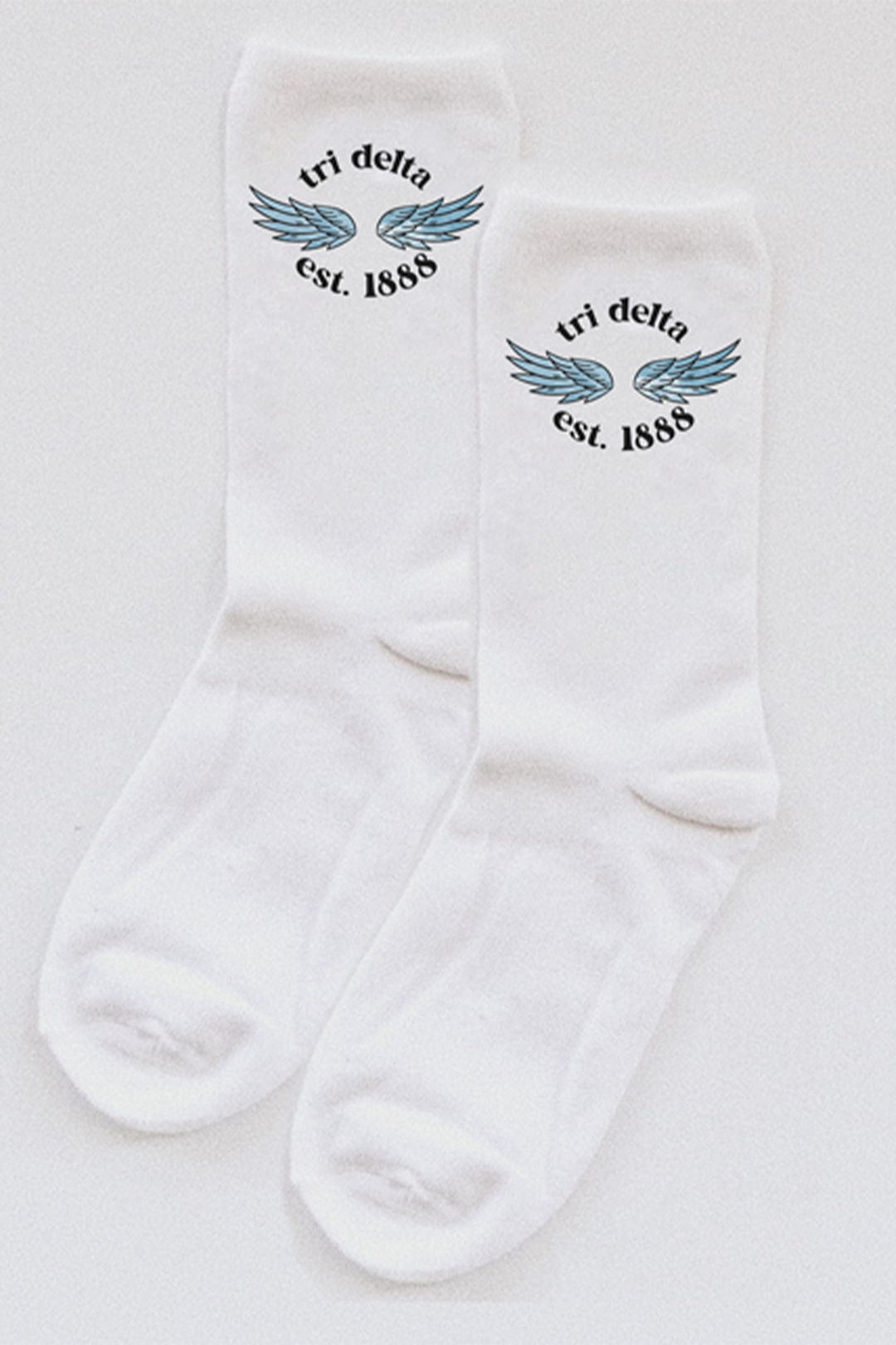 Angel Wing socks - Tri Delta