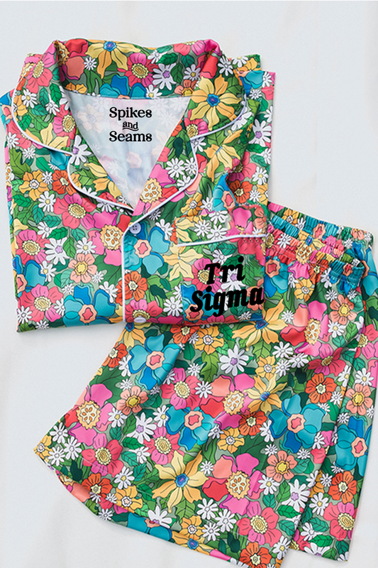Flowerland Pajamas - Tri Sigma