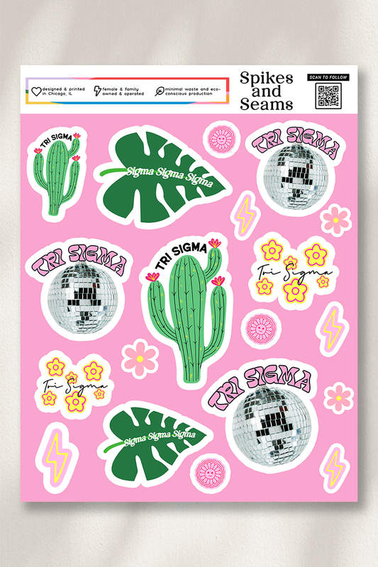 Sticker Sheet #15 - Tri Sigma