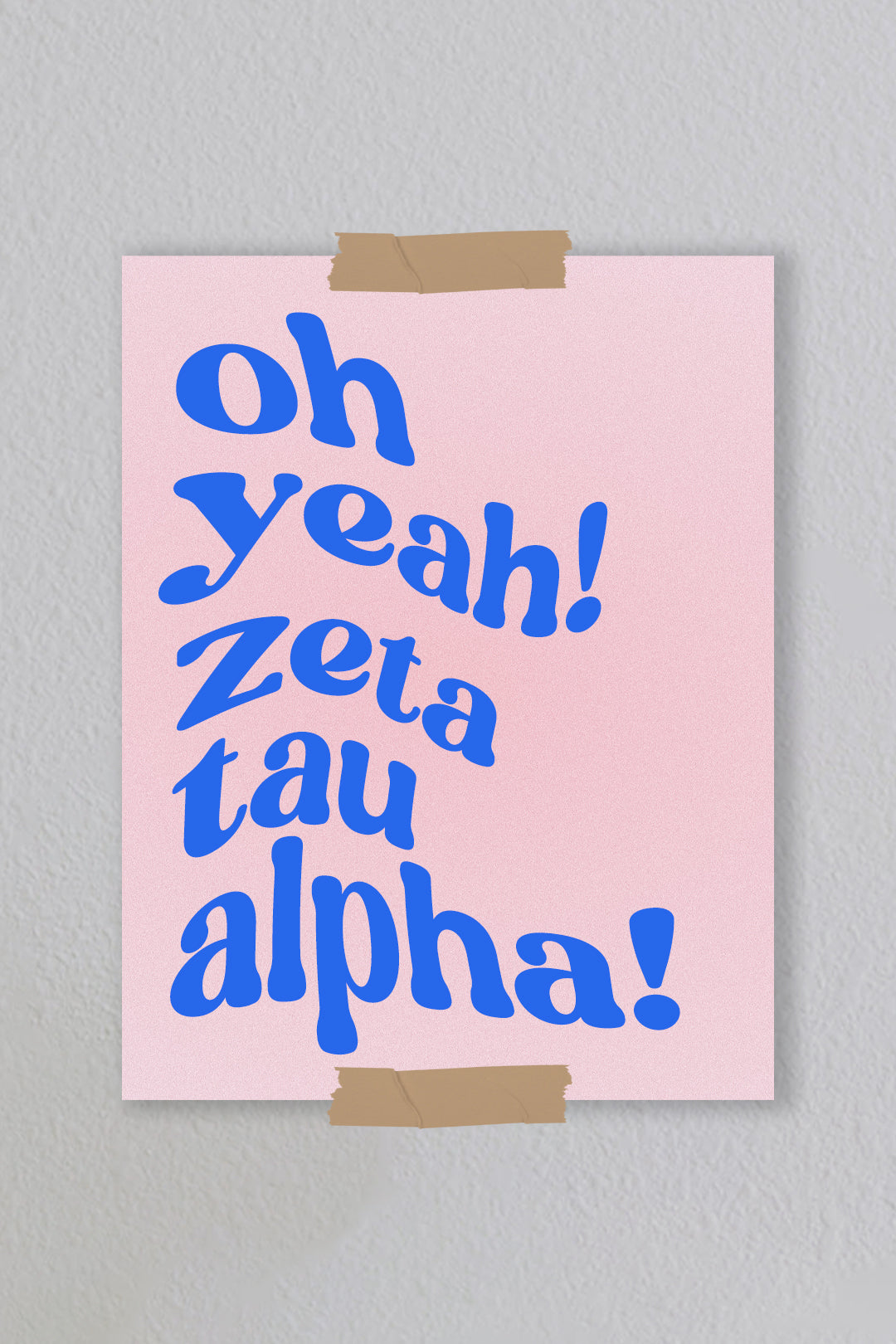Zeta Tau Alpha - Art Print #11 (8.5x11)