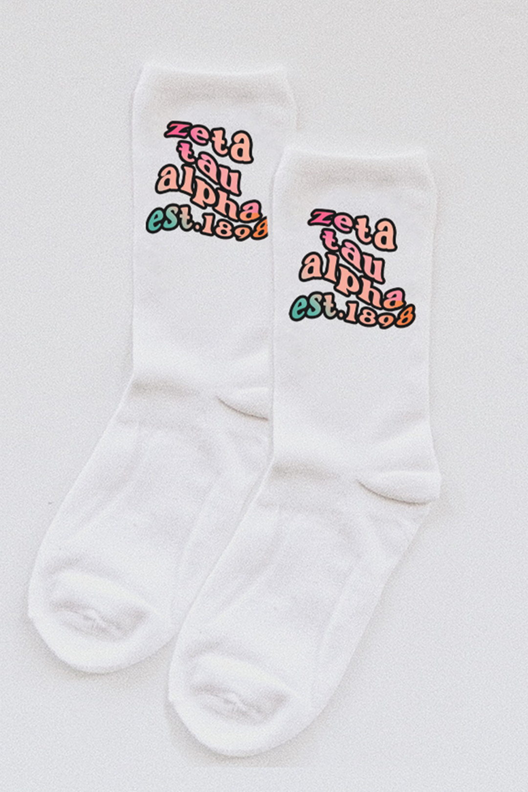 Gradient socks - Zeta Tau Alpha