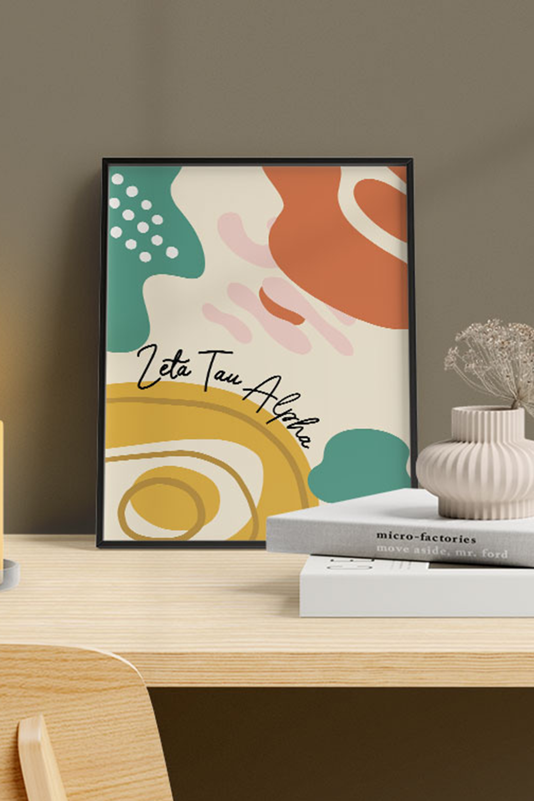Zeta Tau Alpha - Art Print #3 (8.5x11)
